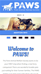 Mobile Screenshot of pawspets.org