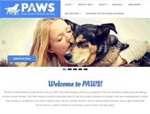 Tablet Screenshot of pawspets.org